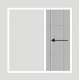 Horizontal pleated mosquito nets