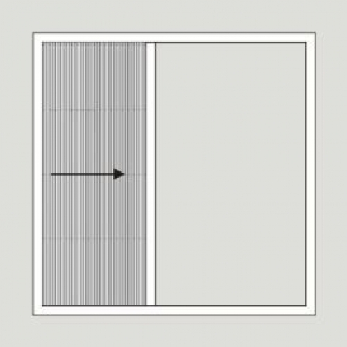 Horizontal pleated mosquito nets Horizontal pleated mosquito nets