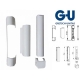 GU hingle caps set for PVC windows
