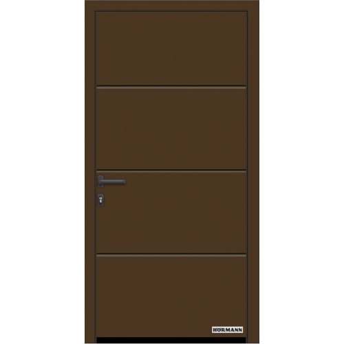 Боковые гаражные двери Hormann NT 60 c L гофрой - Slatgrain