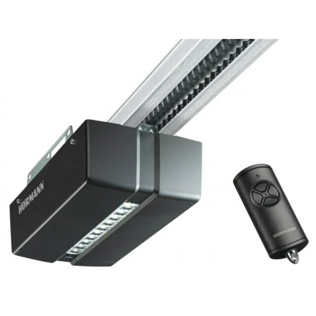 Garage sectional door Hormann RenoMatic L groove - Slategrain ...