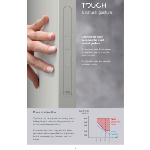 Магнитный замок AGB TOUCH & CLOSE WC